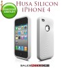 HUSA ALBA SILICON IPHONE 4S IPHONE 4 - TRANSPORT GRATUIT