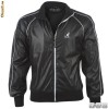 KANGOL Geaca Top Sport Colectia PRIMAVARA VARA Barbati Negru Lucioasa WET LOOK Marimea L Originala Anglia Barbateasca Noua cu Eticheta Trening