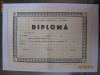 DIPLOMA COMUNISTA IN ALB  DIN ANII 70