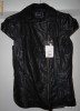 Vesta/geaca piele ecologica XSIDE noua cul negru masura 42 /L MOKAZIE