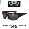 Ochelari de soare Sunsation 4, fumurii, produsi de Global Vision - SUA ; Cadou : un saculet pentru protectie !