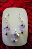 set superb argint cu swarovski ametist