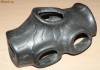 Decor pentru acvariu din ceramica neagra - trunchi de copac -