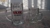 Halbe de bere din sticla (2 bucati)
