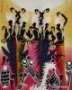 Tablou Masai trib din Africa M33274 33cm x 27cm