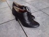 PANTOFI DAMA,  BOTINE OXFORD PIELE NATURALA. MARIME 35  (LEONARDO)