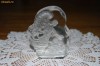 SUPERB OBIECT DECORATIV DIN STICLA STIL LALIQUE, INGER SI COPII
