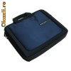 Geanta notebook Serioux 15.6'' nylon, impermeabil, black&blue SNC-T4BL-15