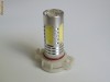 Bec LED auto H16 de 7,5W 525 lumeni alb 6000K cu lupa de sticla pt. proiector ceata Logan modelul nou