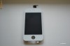 TouchScreen Digitizer LCD Display Rama Geam + Capac Carcasa Spate Apple iPhone 4S White Original TRANSPORT GRATUIT