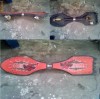Placa skateboard cu 2 roti  in linie bronx