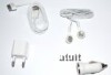 Kit iPhone 3G/3GS/4G( incarcator priza , masina,casti , cablu date )