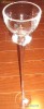 107 Sfesnic sticla cu picior inalt , H 60 cm, diametru 10.5 cm