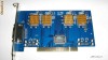 Placa de captura AOP-BS04 , card cu 100fps/H.264 , pe port PCI , 4 canale video + 4 canale audio + cabluri conexiune + CD drivere. Captura timp real!
