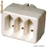 Triplu stecher euro Sal Home NV 23/WH Triplu stecher euro Sal Home NV 23/WH