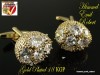 Butoni Classic Elegance, placati cu Aur G 18k,  Topaze. No156