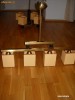 Set lustre lemn si metal