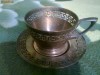 Cesti cafea set 5 bucati cu suport