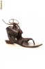 Sandale negre tip cizma Pizzo