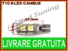 BEC LED LEDURI TYPER - T10 W5W - 9 SMD - POZITIE, PLAFONIERA, NUMAR - CANBUS FARA EROARE DE BEC ARS - CULOARE ALB
