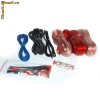KIT set montaj CABLURI AUTO pentru amplificator audio subwoofer, NOU