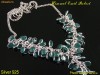 Colier din argint cu lila ametist glass.no.8005