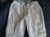 Pantaloni albi NOI, stil casual-sport KENVELO,mar.L (40-42)