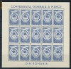 RFL 1946 ROMANIA CGM colita nestampilata 15 timbre Posta Aeriana