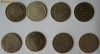 SET 50 BANI 1873, 1876, 1881, 1884, 1885, 1894, 1900, 1901  - 8 bucati