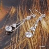 CERCEI deosebiti FILATI in AUR ALB de 14k cu pietre Swarovski ce stralucesc INCREDIBIL! Model superb! Cadou ideal! CERCEI deosebiti FILATI in AUR ALB de 14k cu pietre Swarovski ce stralucesc INCREDIBIL! Model superb! Cadou ideal!