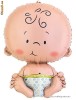 Baloane BEBELUS folie metalizata BABY WELCOME 75x50cm