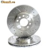 Discuri de frana spate sport dublu ventilate,perforate pentru Fiat 500,Cinquecento,Punto 1,Punto 2,Seicento,Ford Ka
