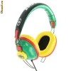 No Fear Stereo Headphones Rasta