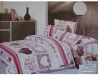 LENJERII DE PAT 2 PERSOANE - 4 PIESE - 100% BUMBAC SATINAT - LENJERIE PAT