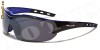 Ochelari de soare pentru sport X-Loop, rama negru cu albastru, lentile fumurii ; Bonus : un saculet pentru protectie !