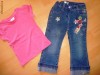 set 2-3 ani (tricou NOU!, blugi aproape noi)