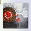 Tablou Abstract 2 ulei pe panza (100x100cm) - tablou modern in relief  IEFTIN SI FRUMOS