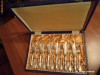 Set Tacamuri Alpaca Placate cu Argint Art Deco Aprox. anii 25 - 30