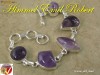 Bratara din argint cu Ametist, L=15.24 - 19.05cm, 19gr. No.5832