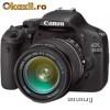 Camera Foto Digitala Canon EOS EOS550D Black ( 18.7 M TFT 3 inch EF-s 18-55IS KIT DSLR Geanta CaseLogic Card 8GB Kingston )