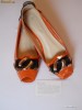 NOU! PANTOFI ULTRACOMOZI/ BALERINI SUPERBI ITALIA CULORI VARA 2012 ORANGE SI NEGRU REDUCERE 50%