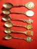 Set 6 LINGURITE SUVENIR - Metal placat cu Argint