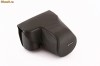 Husa dark-brown pentru Sony Nex-7 cu obiectiv 18-55mm montat