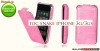 HUSA ROZ TOC PIELE ECO SNAKE IPHONE 3G 3GS - TRANSPORT GRATUIT!