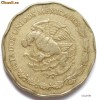 EXOTICA , MEXIC 50 CENT 1993 , POLIGONALA - VULTUR.