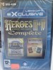 Heroes of Might & Magic III & IV Complete SIGILAT (PC DVD)  (ALVio) + sute de alte jocuri pc