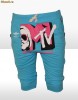 Pantaloni 3/4 Adidas , semitur, conici de trening , bumbac - editie GOLD - 60 ron