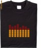 Tricou cu animatie: Egalizator grafic (Marime M)