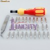 set surubelnita gsm 30 capete magnetice, penseta, surubelnite pentru lucruri fine, trusa mecanica fina, pt telefoane, iphone, laptop, desktop