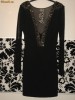 Rochie de cocktail/club/seara cu aplicatii lucrate manual ZARA(Herve leger) marimea S(36),superba,in trend,de efect